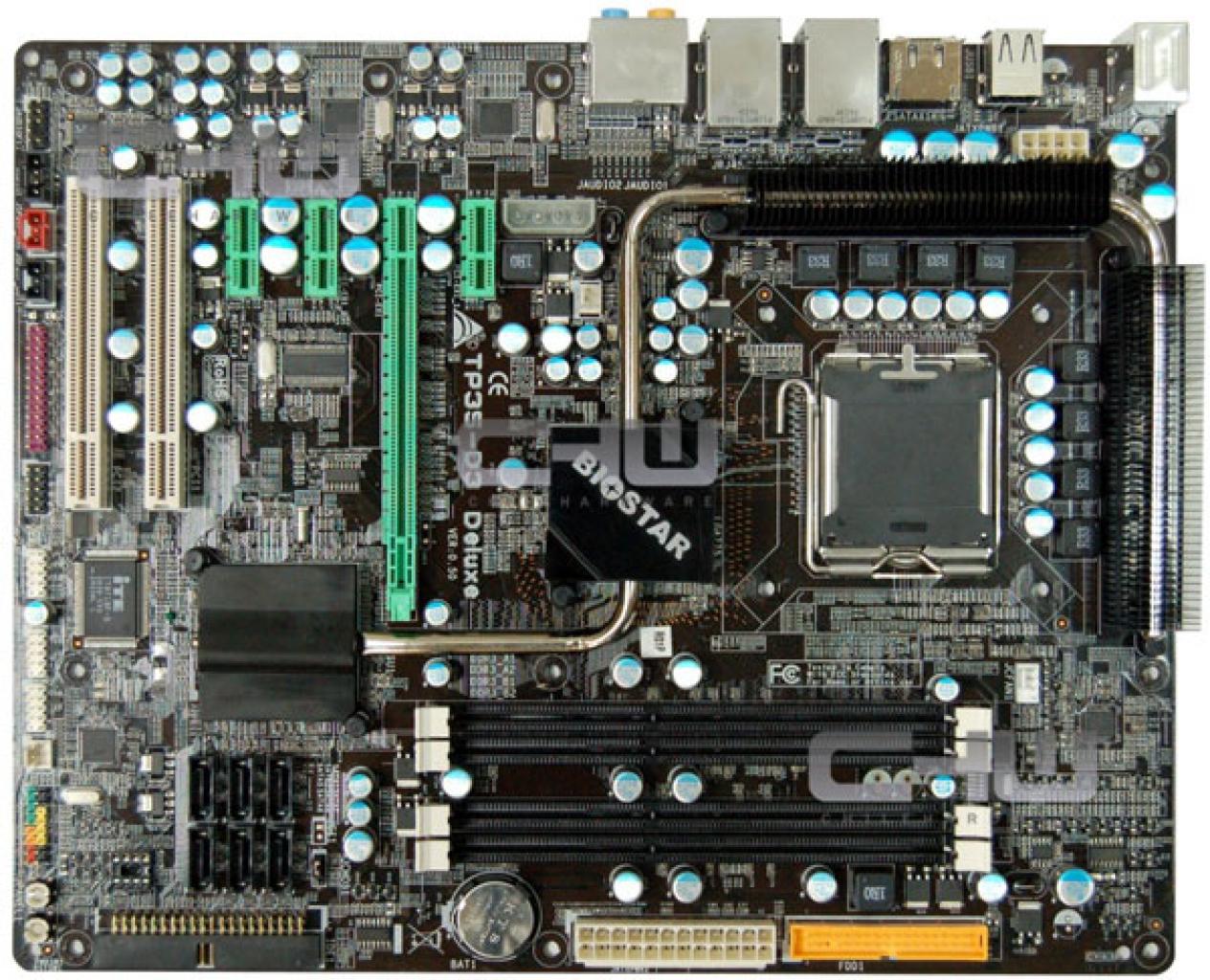 [16/02/2007] Das TP35D3-A7 Deluxe mit DDR3-Support.