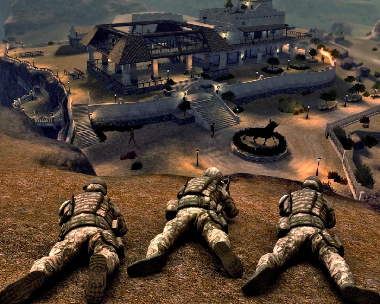 [13/03/2007] 2006 - Tom Clancy's Ghost Recon: Advanced Warfighter: Auch hier sind es die Teamkameraden, die einen zur Verzweiflung treiben. Entweder stehen sie im Weg oder sie stranden an Objekten.