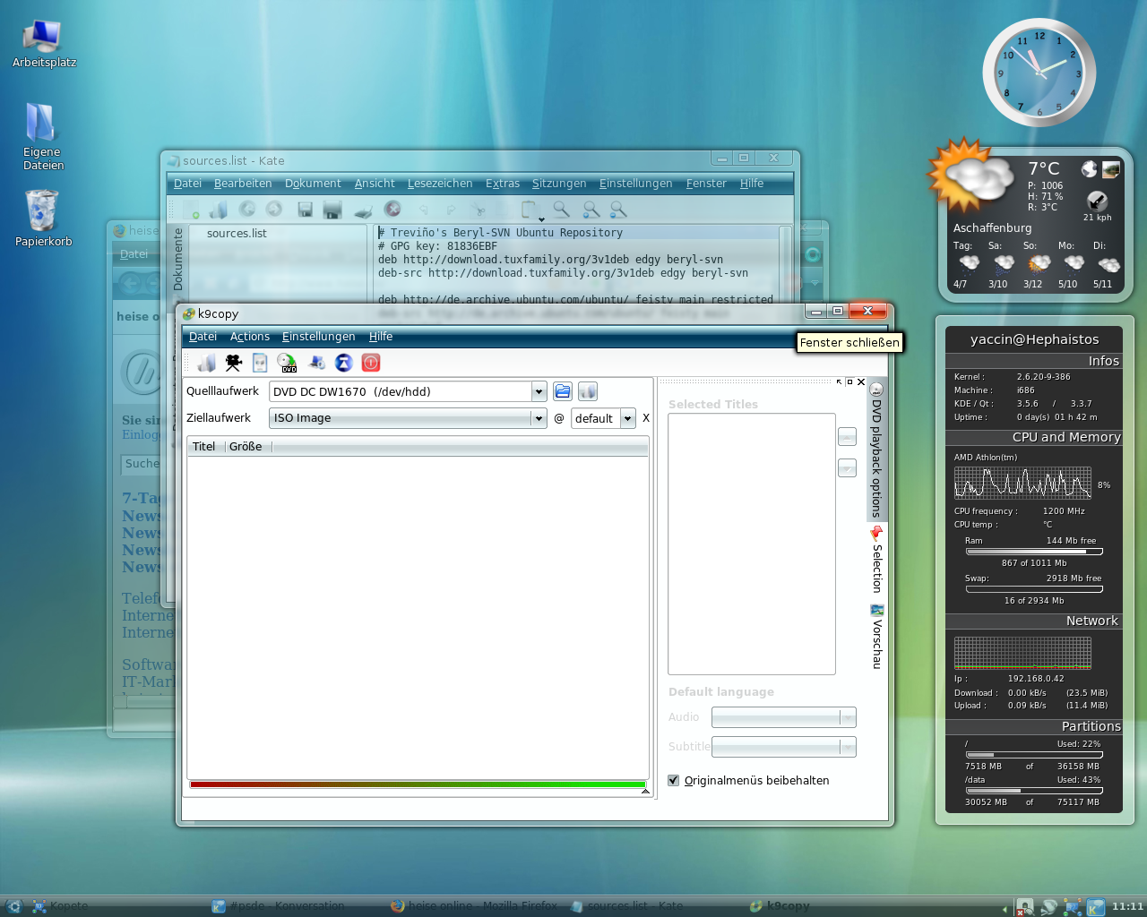 [09/03/2007] Linux Desktop 