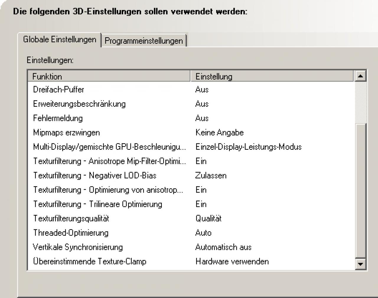 [10/04/2007] Nvidia Control Panel mit den 