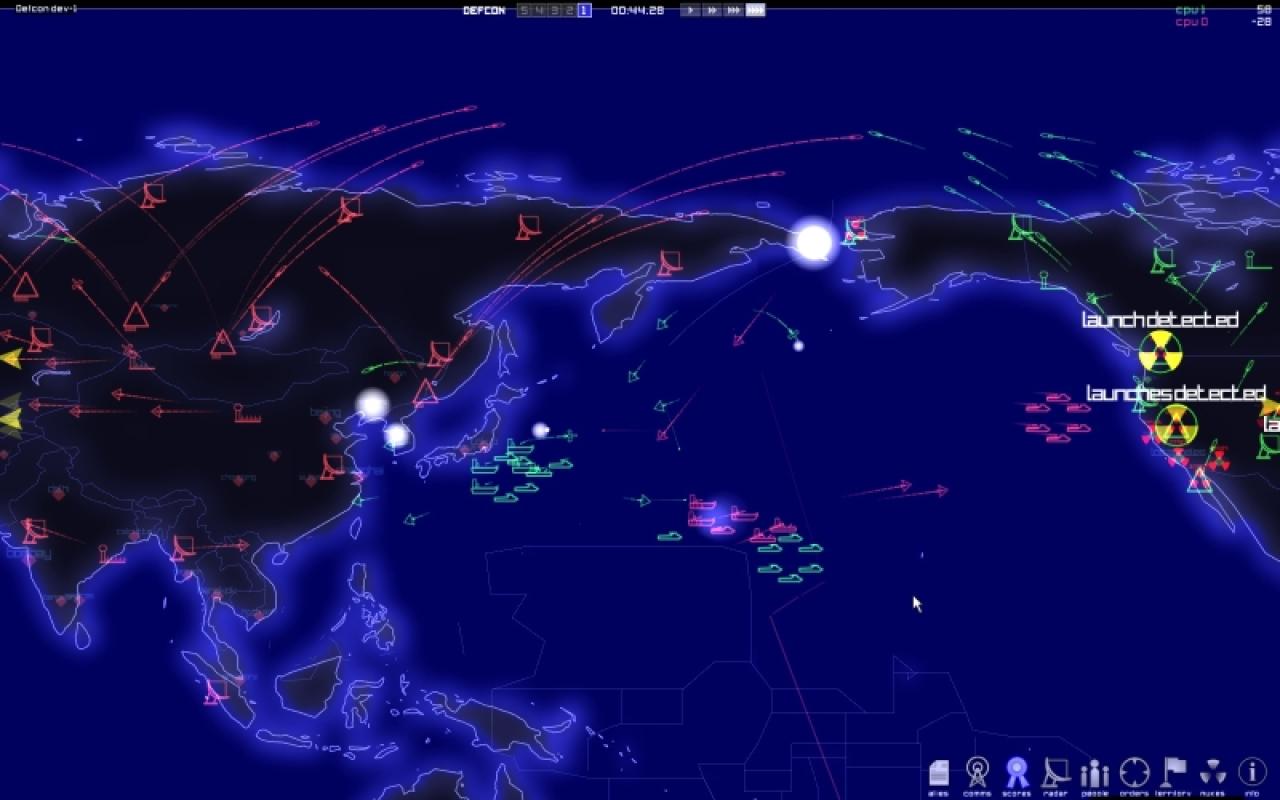 [11/04/2007] Defcon: Globale Strategie mit minimalistischer Grafik.
