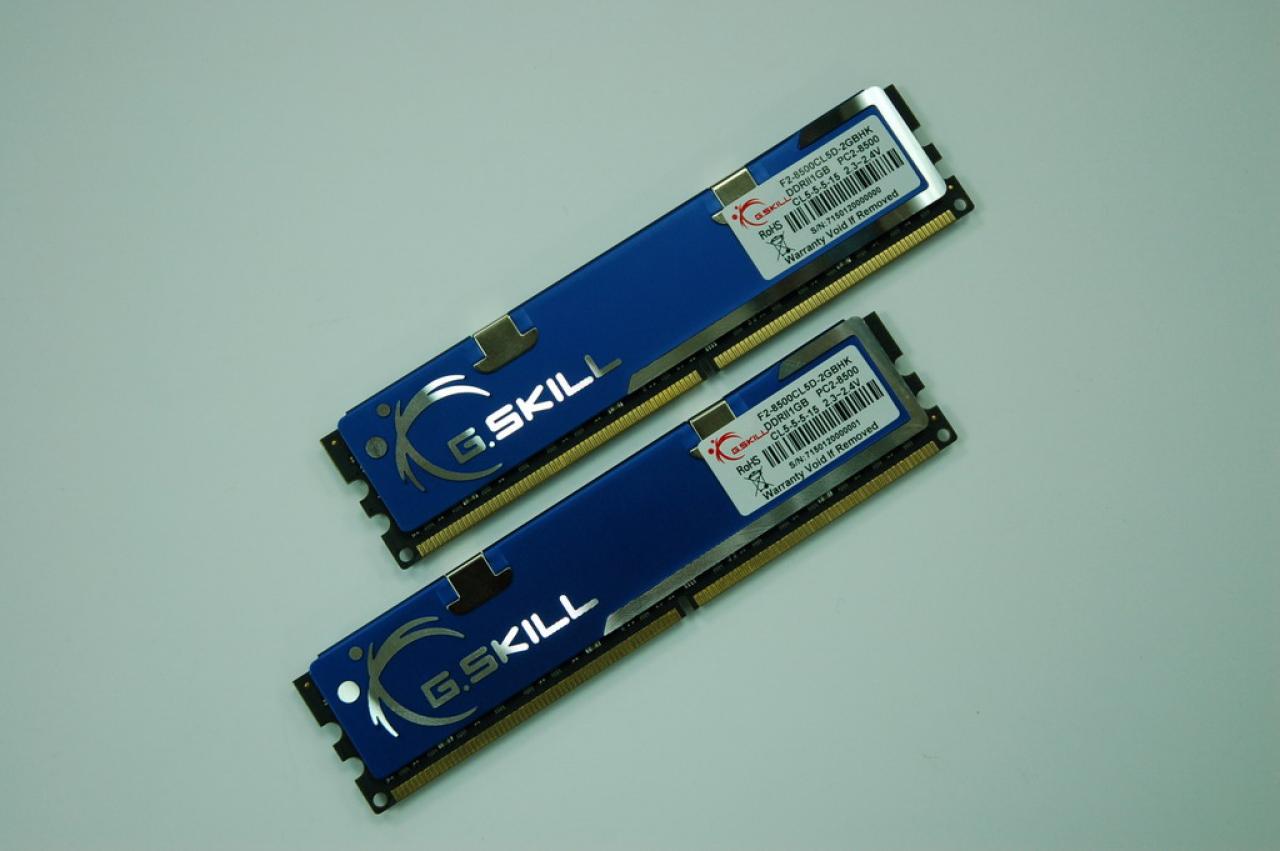 [18/04/2007] DDR2-1066: Noch nicht JEDEC-spezifizierte Module von GSkill.