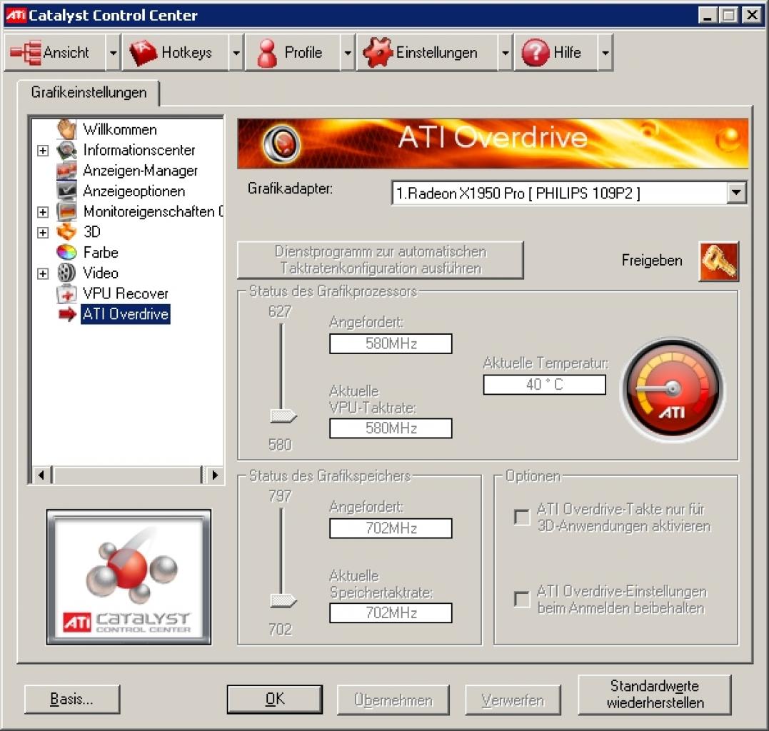 [30/04/2007] Bei Nforce-Mainboards fehlt leider das Crossfire-Menü.