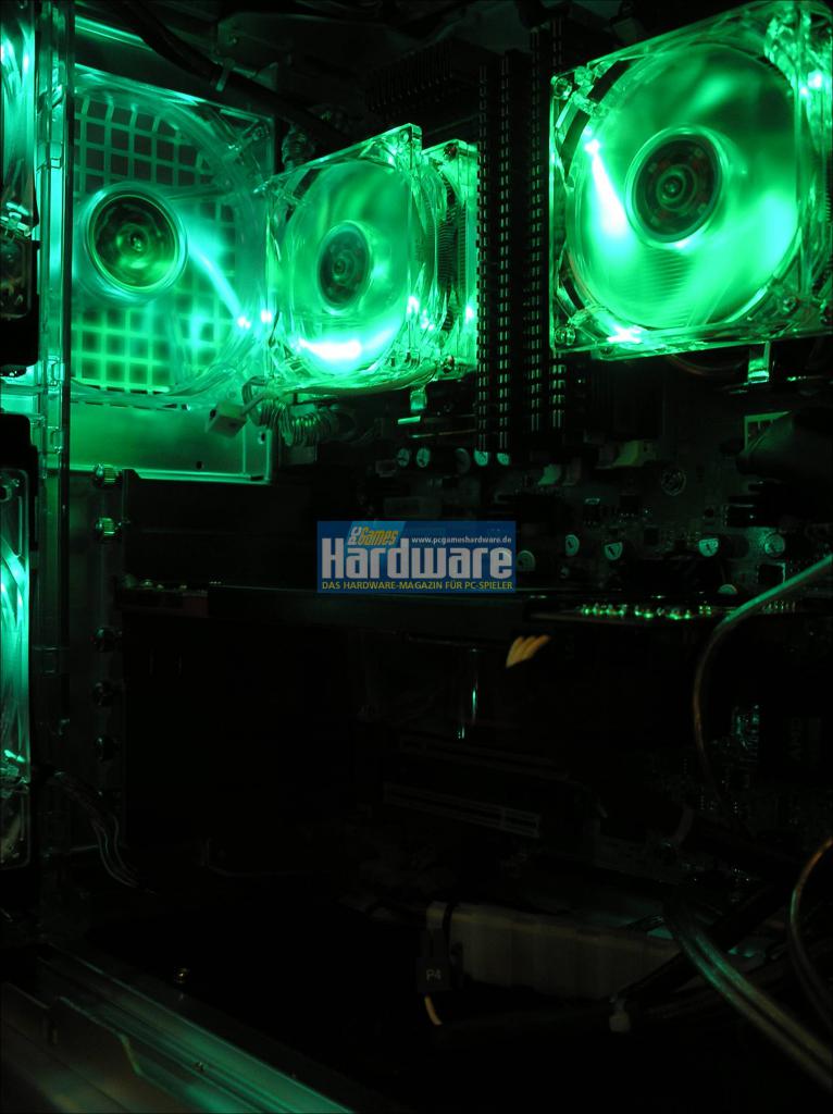 [18/05/2007] Nahaufnahme des Agena-FX-Systems (Bild: PCGH)