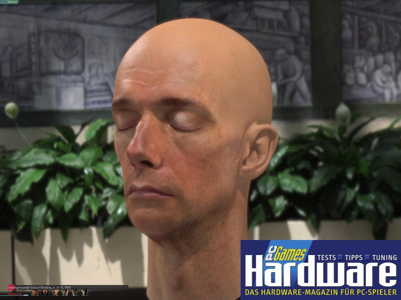 [09/05/2007] Nvida Human-Head-Demo (Bild: PCGH)