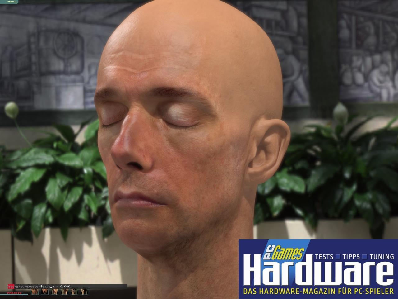 [09/05/2007] Nvida Human-Head-Demo (Bild: PCGH)