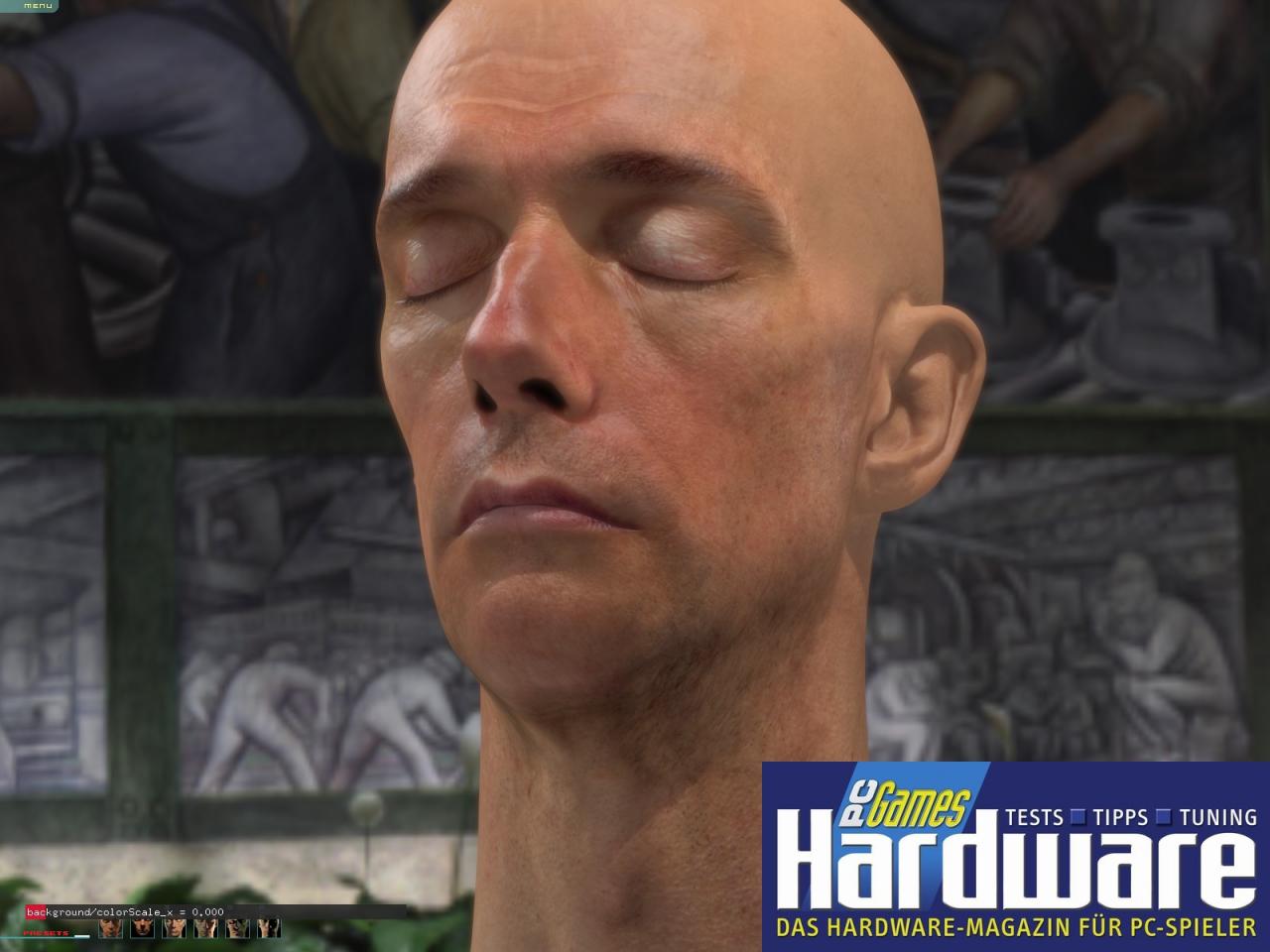 [09/05/2007] Nvida Human-Head-Demo (Bild: PCGH)