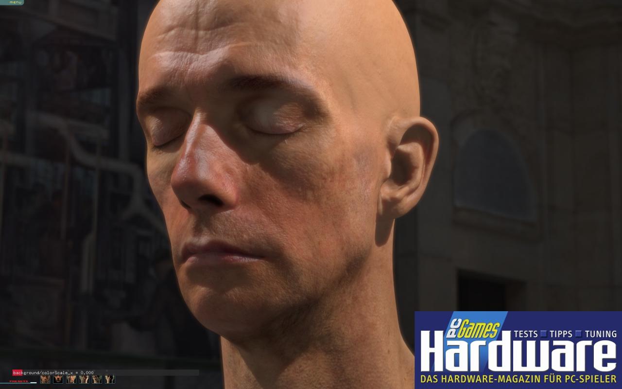 [09/05/2007] Nvida Human-Head-Demo (Bild: PCGH)