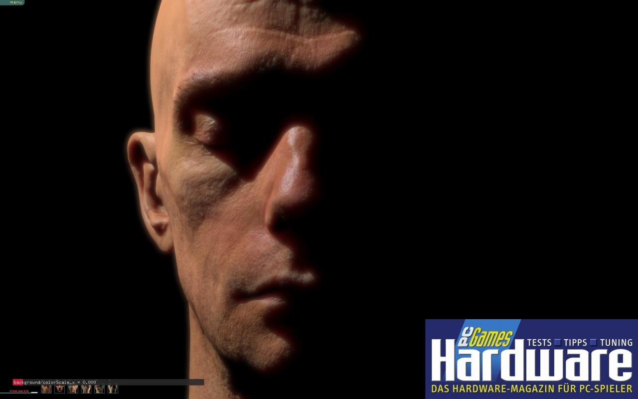 [09/05/2007] Nvida Human-Head-Demo (Bild: PCGH)