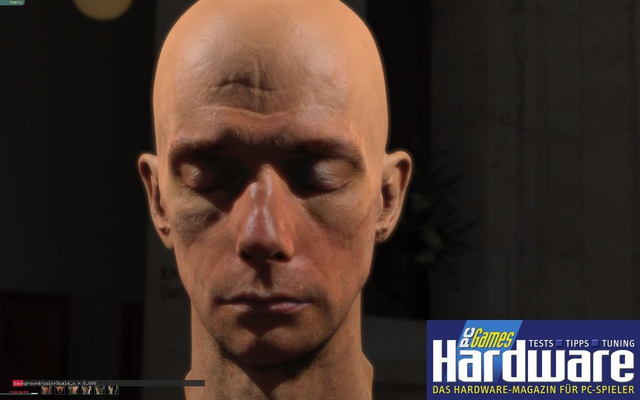 [09/05/2007] Nvida Human-Head-Demo (Bild: PCGH)
