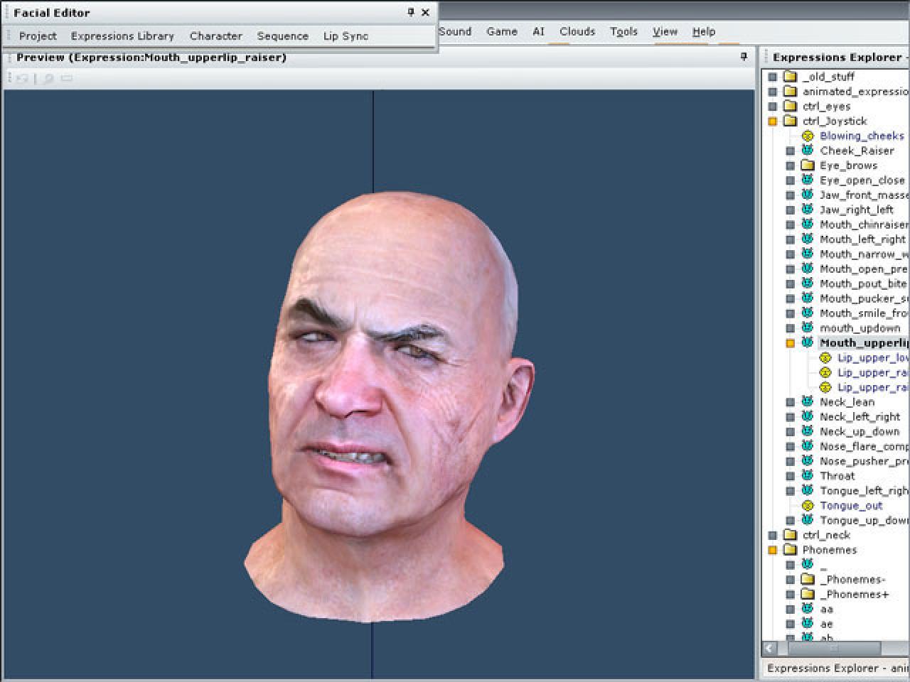 [29/05/2007] Facial Animation Editor