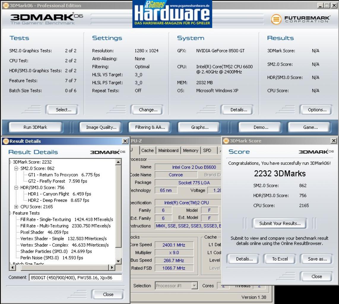 [27/06/2007] 3DMark06: 8500 GT