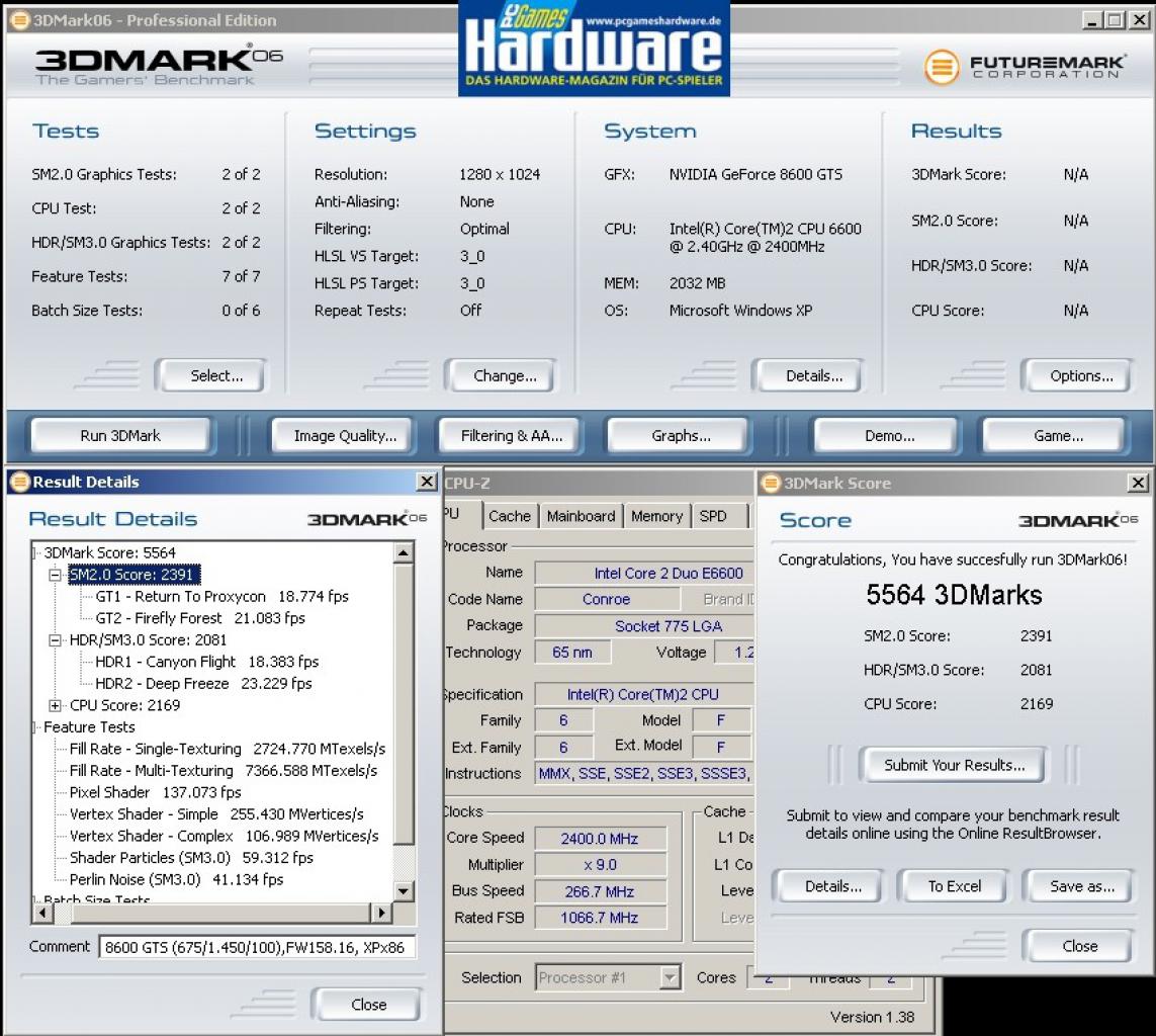 [27/06/2007] 3DMark06: 8600 GTS