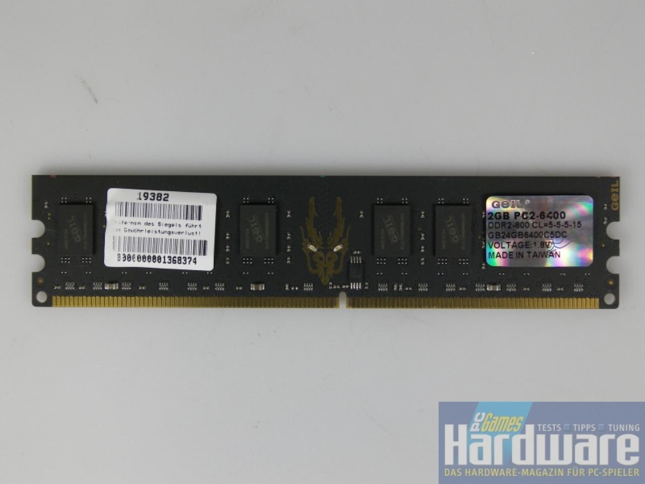 [22/06/2007] GEIL Back Dagon G24GB6400C5DC (Quelle: PCGH)