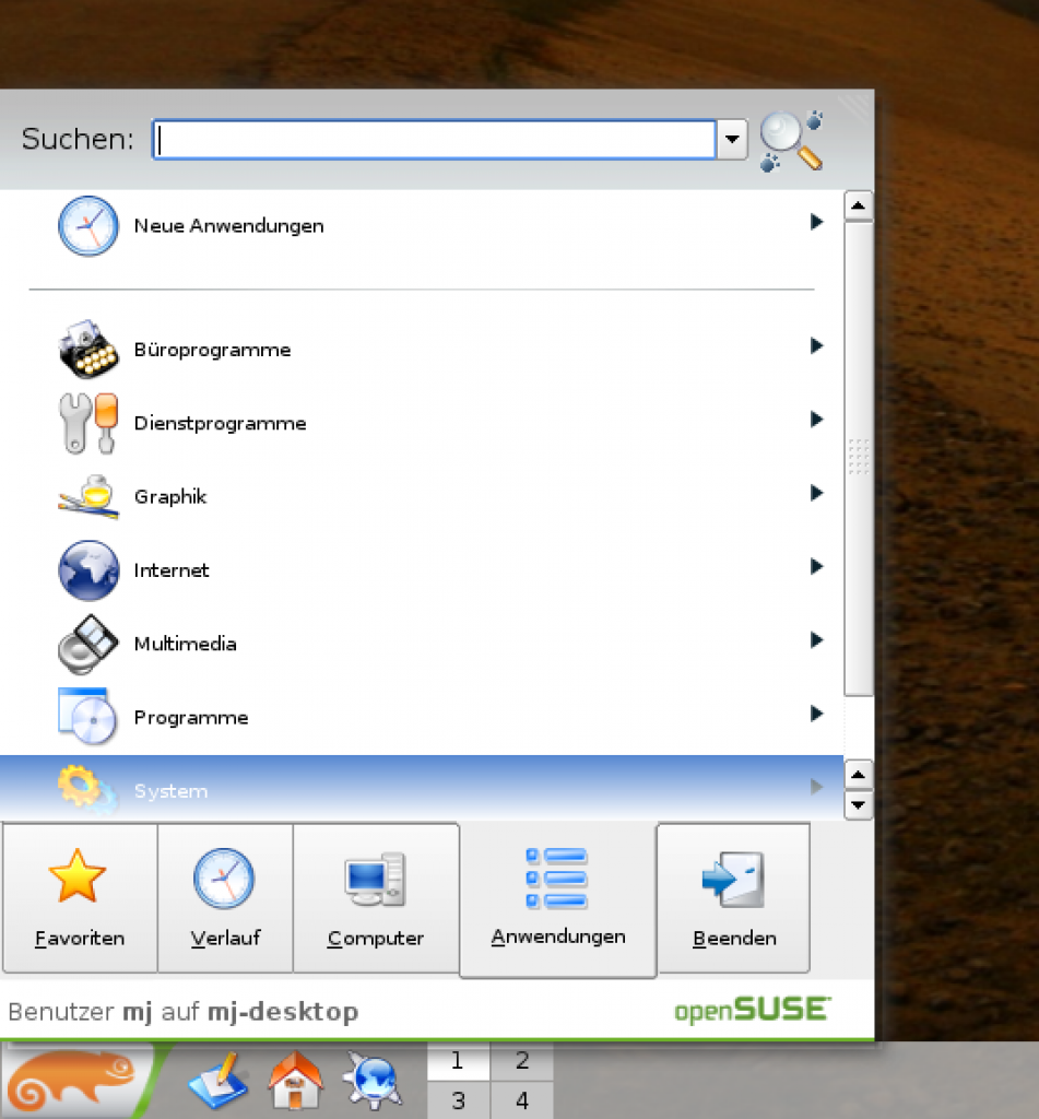 [29/06/2007] Anschließend müssen Sie ihre Konfiguration anpassen. Wir führen exemplarisch die Anpassung für Nvidia-Karten durch - für Ati-Karten finden Sie unter http://de.opensuse.org/Beryl Hilfe