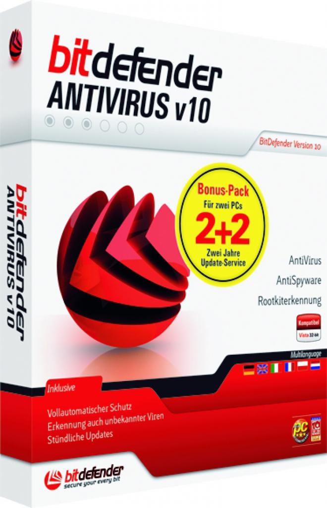 [11/06/2007] Bitdefender Antivirus v10: Bild der Verkaufspackung