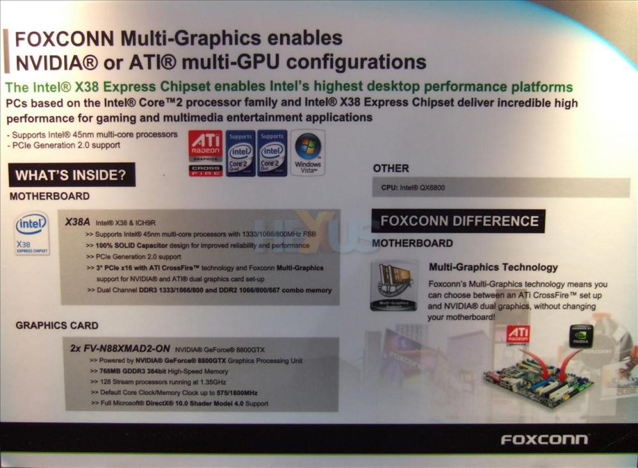 [09/06/2007] Foxconn X38A (Bild: Hexus.net)