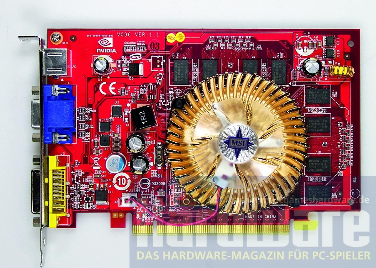 [08/06/2007] MSI GF8500 GT (Bild: PCGH)