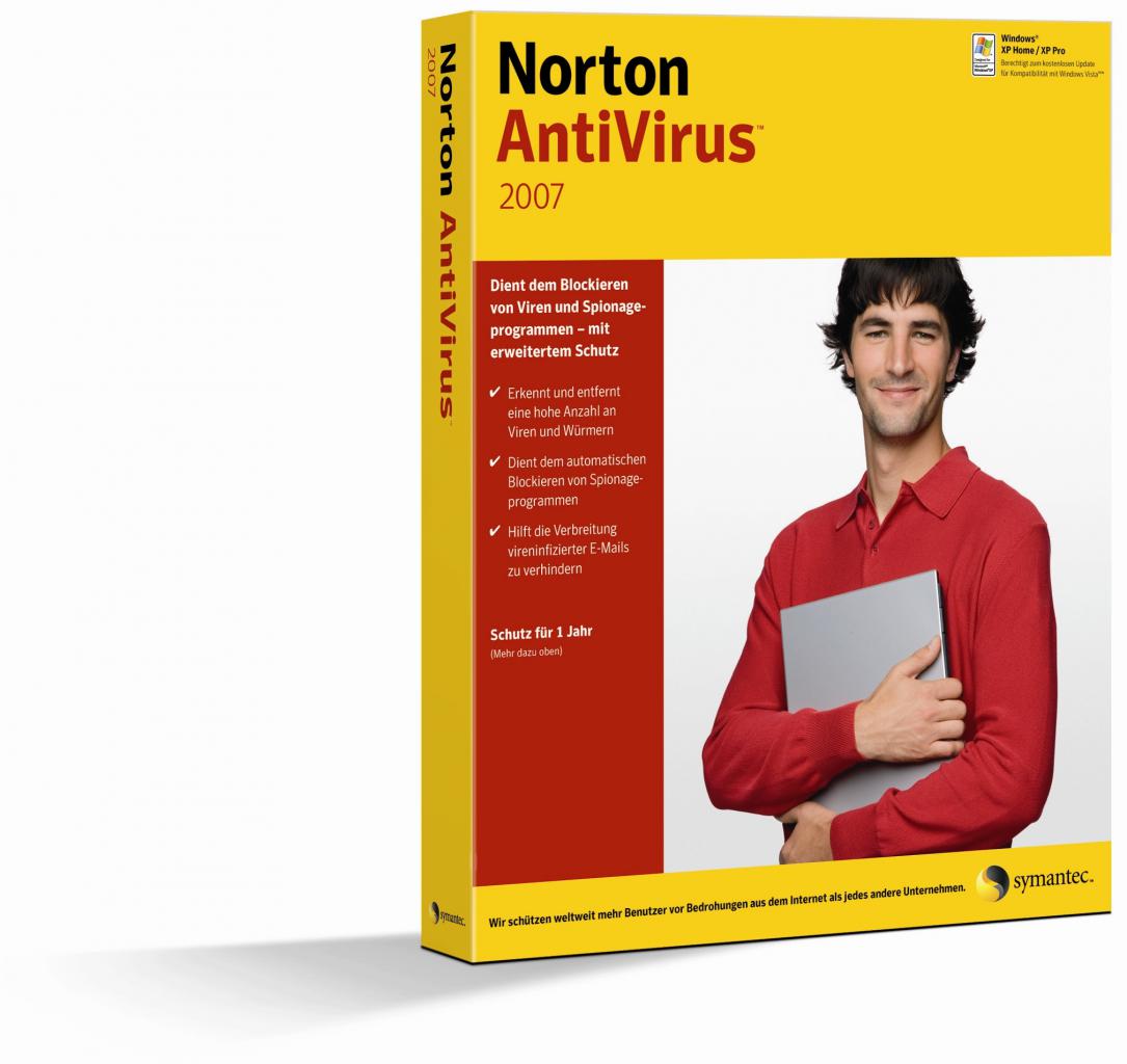 [11/06/2007] Norton Antivirus 2007: Bild der Verkaufspackung