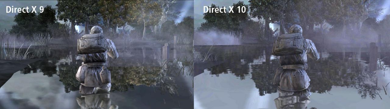 [02/06/2007] Vergleich: DX9 gegen DX10 (Montage: PCGH)