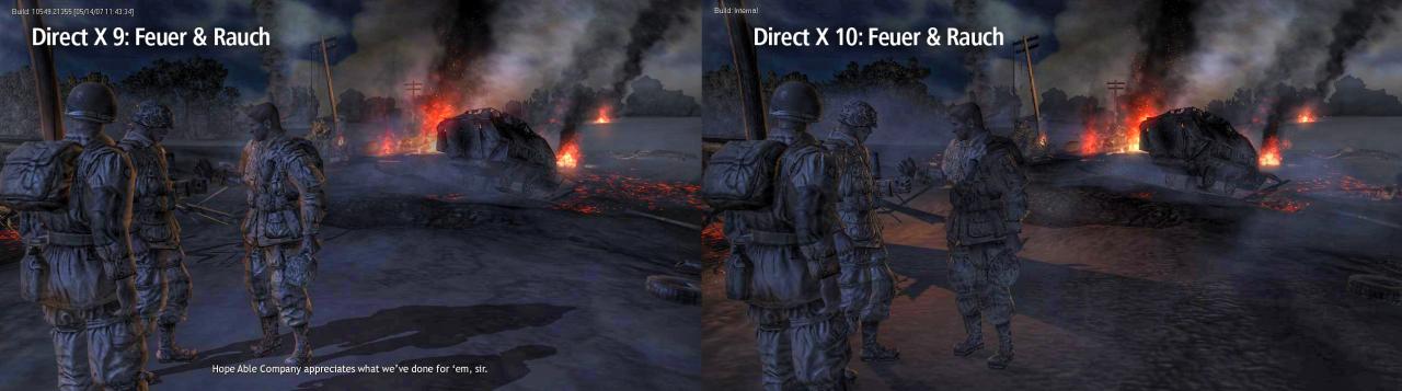 [06/06/2007] Vergleich DX9 gegen DX10 (Bild: THQ)