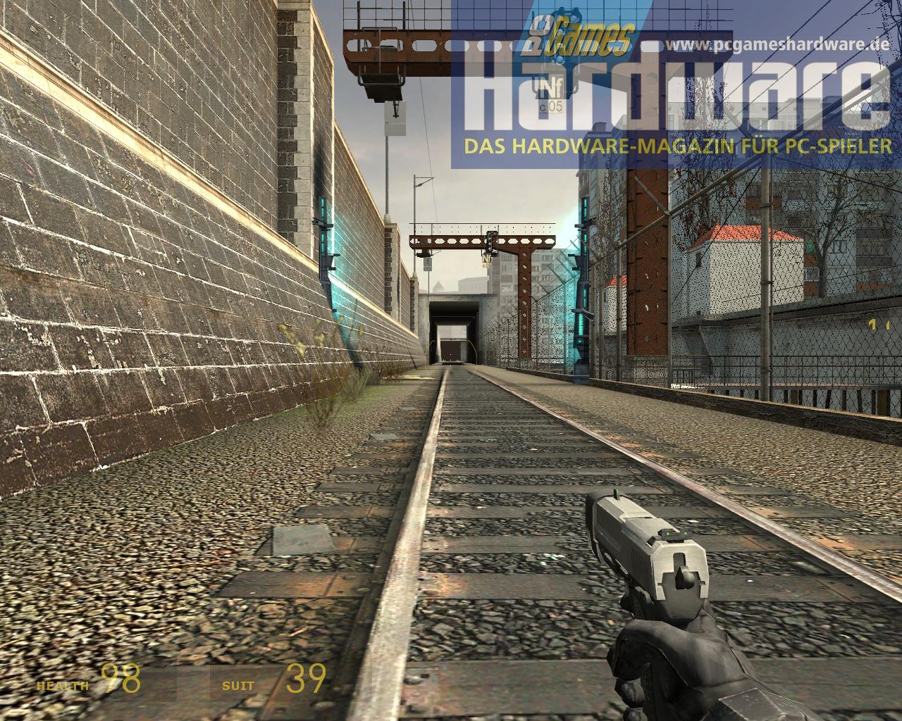 [06/06/2007] Half-Life 2 (dt.) auf Radeon HD2900 XT mit Beta-Cat 8.374.2 (A.I. deaktiviert): 4x FSAA via Treiber, 8:1 AF in-Game