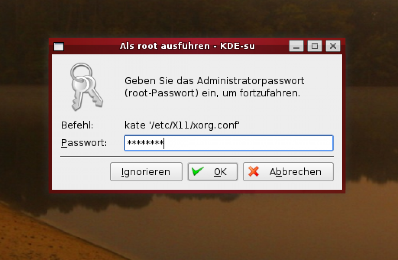 [29/06/2007] Die anschließend Frage nach dem Kennwort beantworten Sie wie gewohnt mit ihrem root-Kennwort