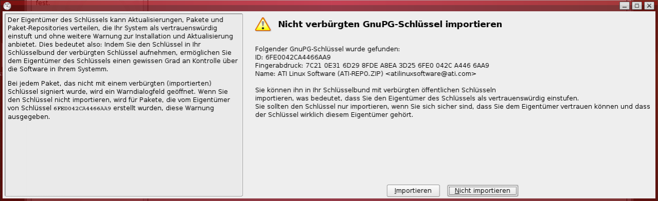 [29/06/2007] ... und importieren Sie das benötigte Zertifikat