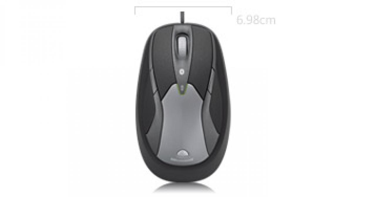 [20/06/2007] Die drahtlose Bluetooth-Maus mit Aluminiumoberfläche. (Bild: Microsoft)
