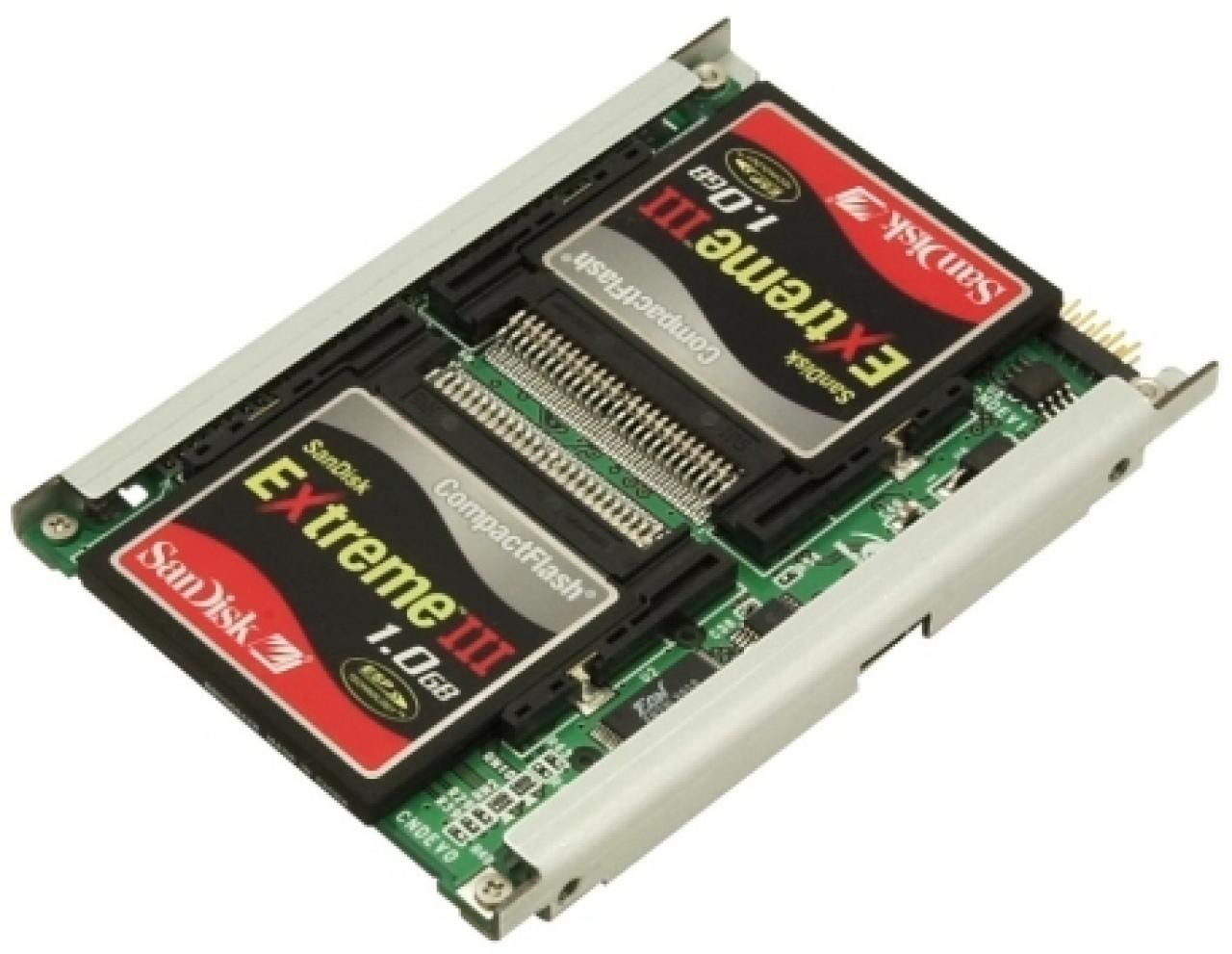 [28/06/2007] CF-to-SSD mittels eines einfachen Adapters. (Bild: Geekstuff4u.com)
