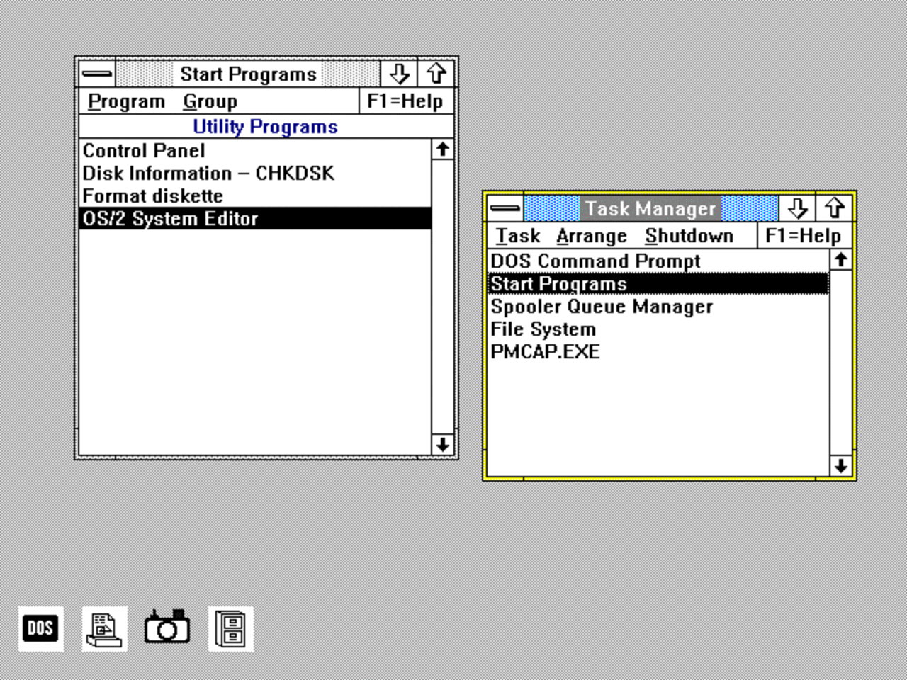 [09/07/2007] Die Vorgänger für Windows: z. B. OS/2 (Bild: winhistory.de)