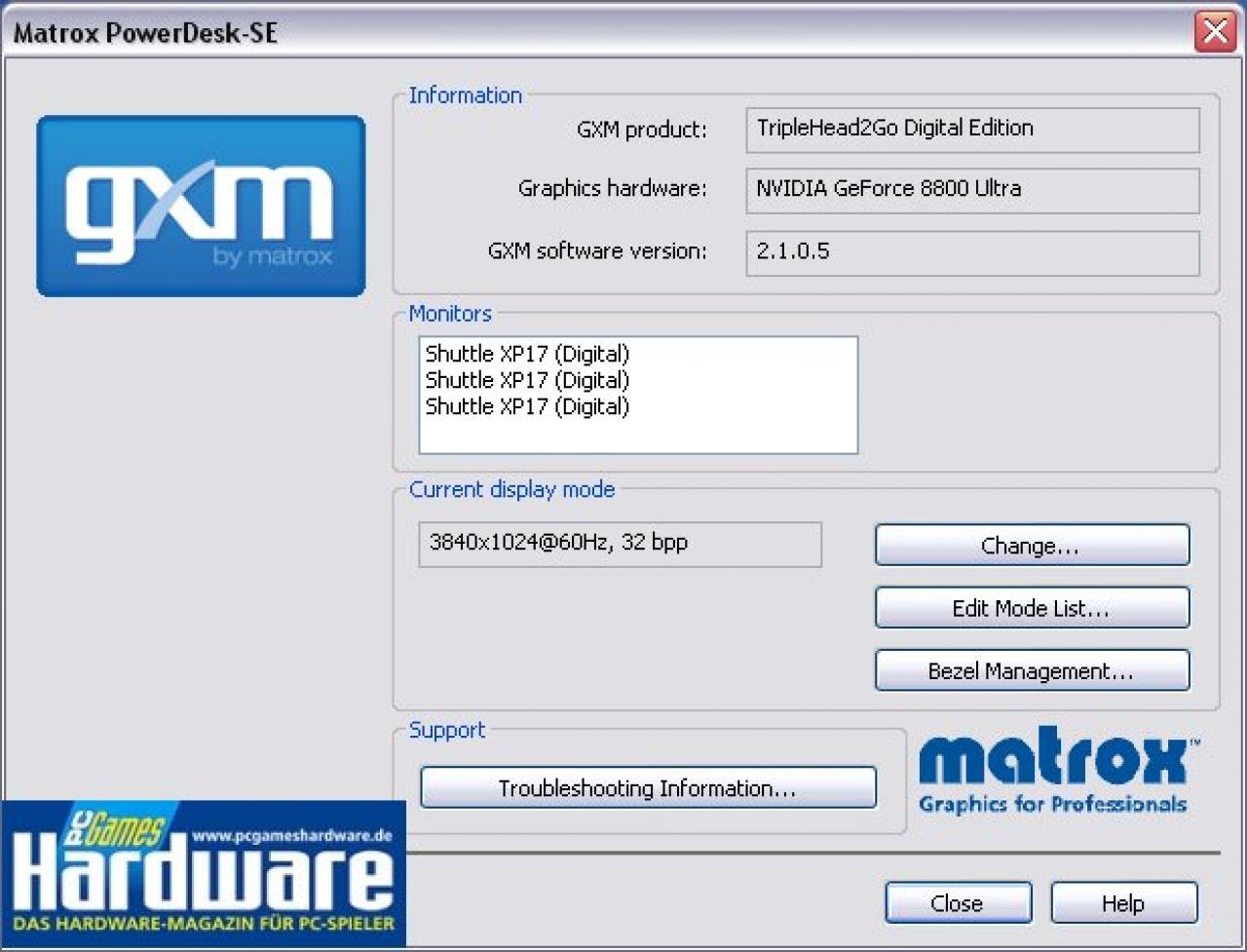 [27/07/2007] Matrox-Software