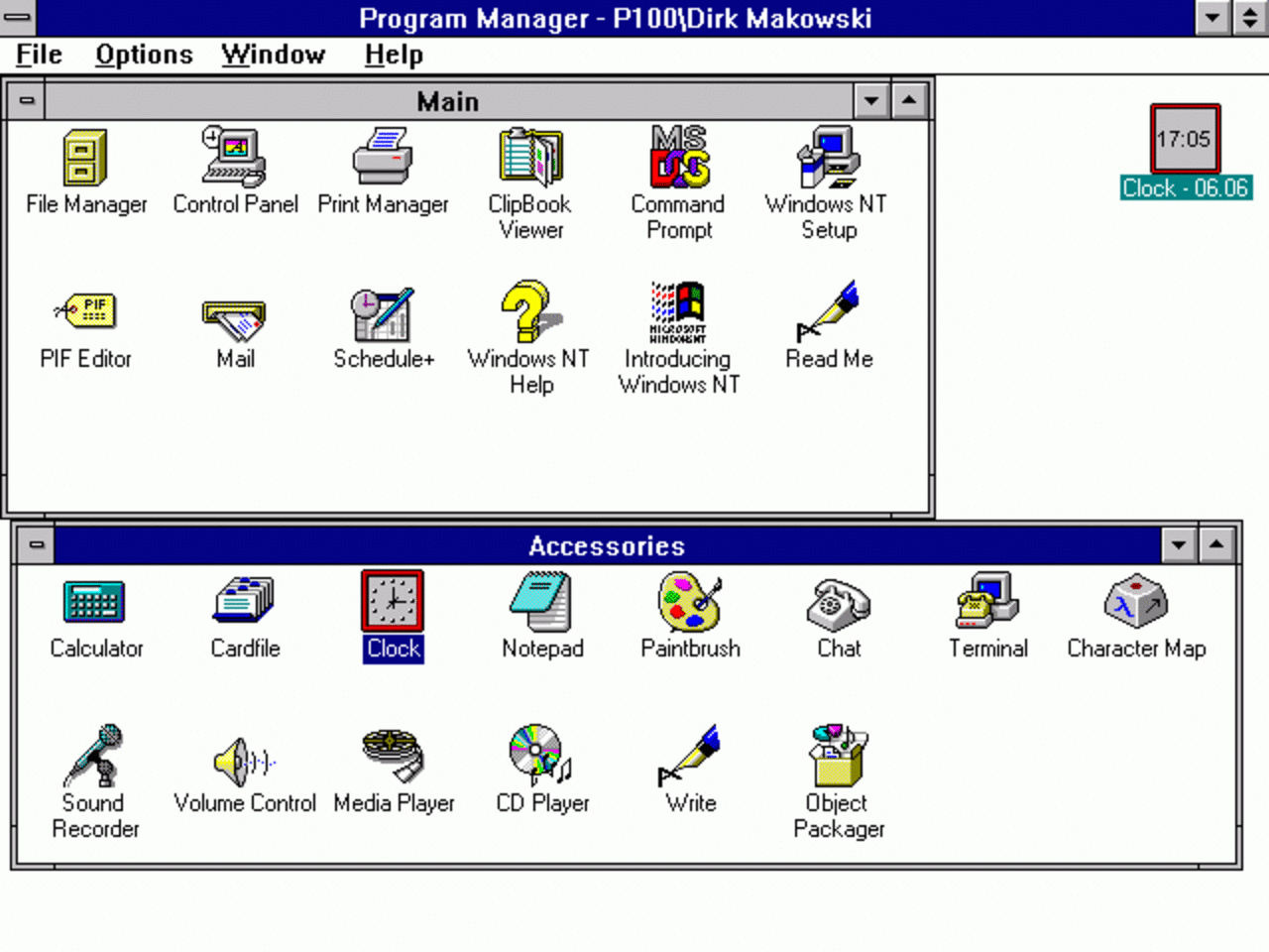 [09/07/2007] Windows NT 3.1 (1993): Hauptsächlich für Profis gedacht führte diese Version 32 Bit, Multi-Prozessor-Support und NTFS ein. Es erschien in zwei Varianten (Workstation und Advanced Server) und entledigte sich komplett seiner DOS-Verwandtschaft. (Bild: winhistory.de)