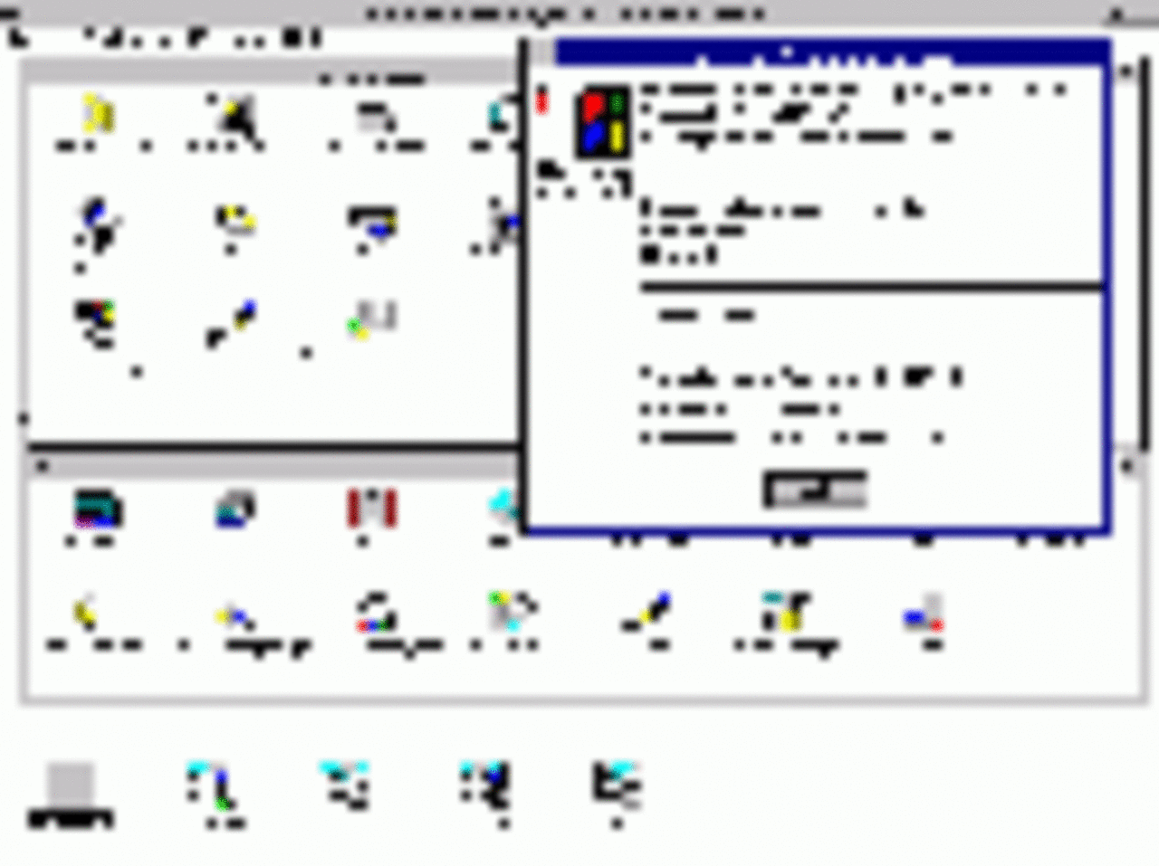 [09/07/2007] Windows NT 3.5x (1994/1995): In der Version 3.5 wurden Stabilität und Ressourcenbedarf enorm verbessert. In Version 3.51 wurde nochmals Feintuning betrieben. Darüber hinaus ist diese Version in der Lage, Windows-95-Programme auszuführen. (Bild: winhistory.de)