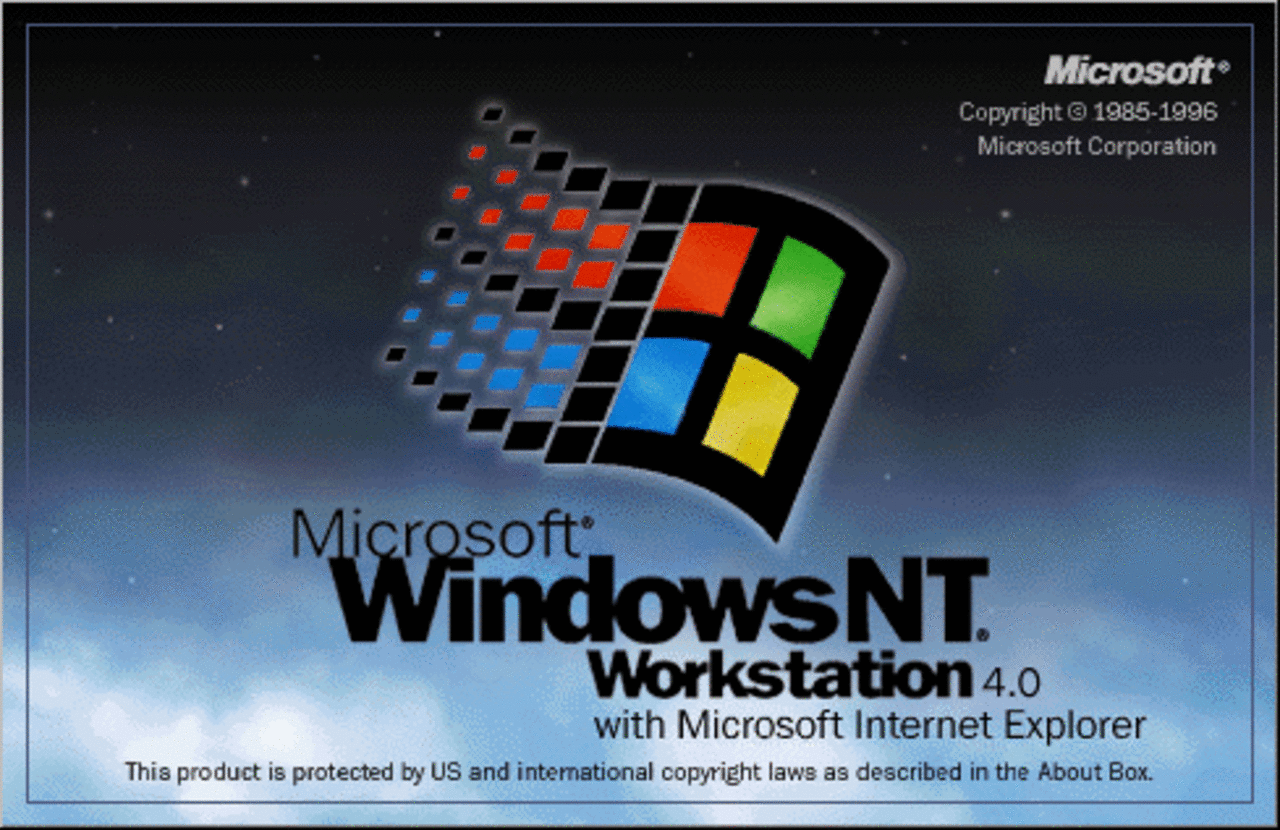 [09/07/2007] Windows NT 4.0 (1996): Das Profisystem für Firmennetzwerke. Neben hoher Stabilität bot es jetzt Windows-95-Optik und zahlreiche Verbesserungen. (Bild: winhistory.de)