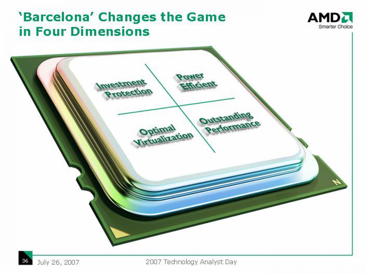 [27/07/2007] Die Virtualisierungstechnik ist eine der großen Verbesserungen des K10 (Bild: AMD)