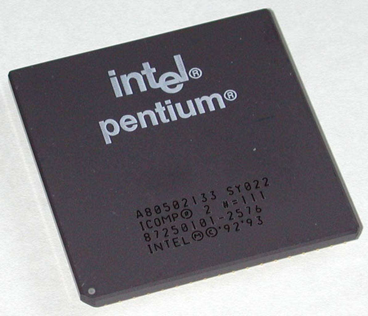 [18/07/2007] Intel Pentium 133 (Bild: cpu-world.com)