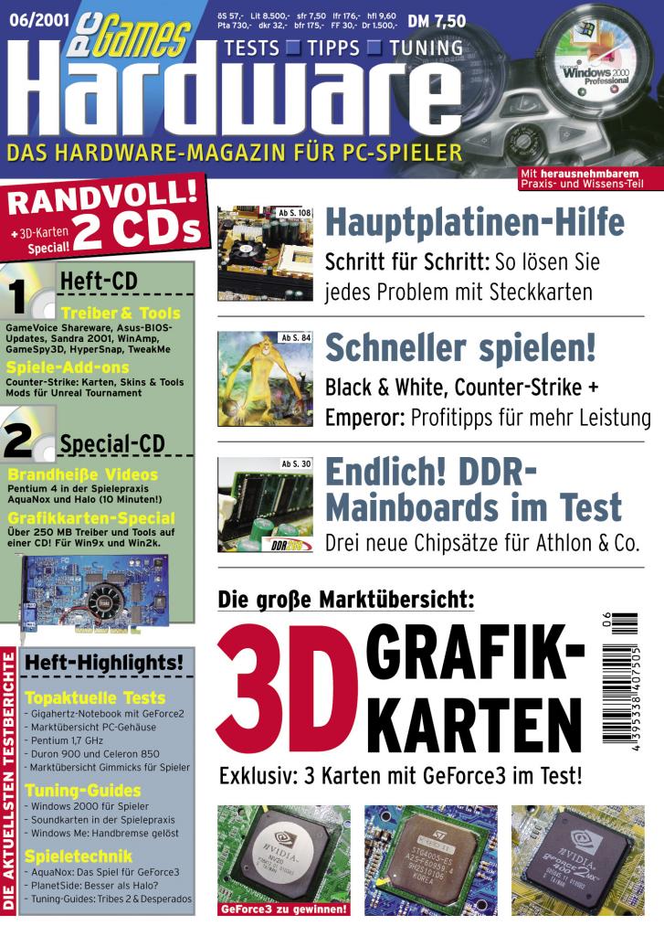 [27/07/2007] PCGH Ausgabe 06/2001