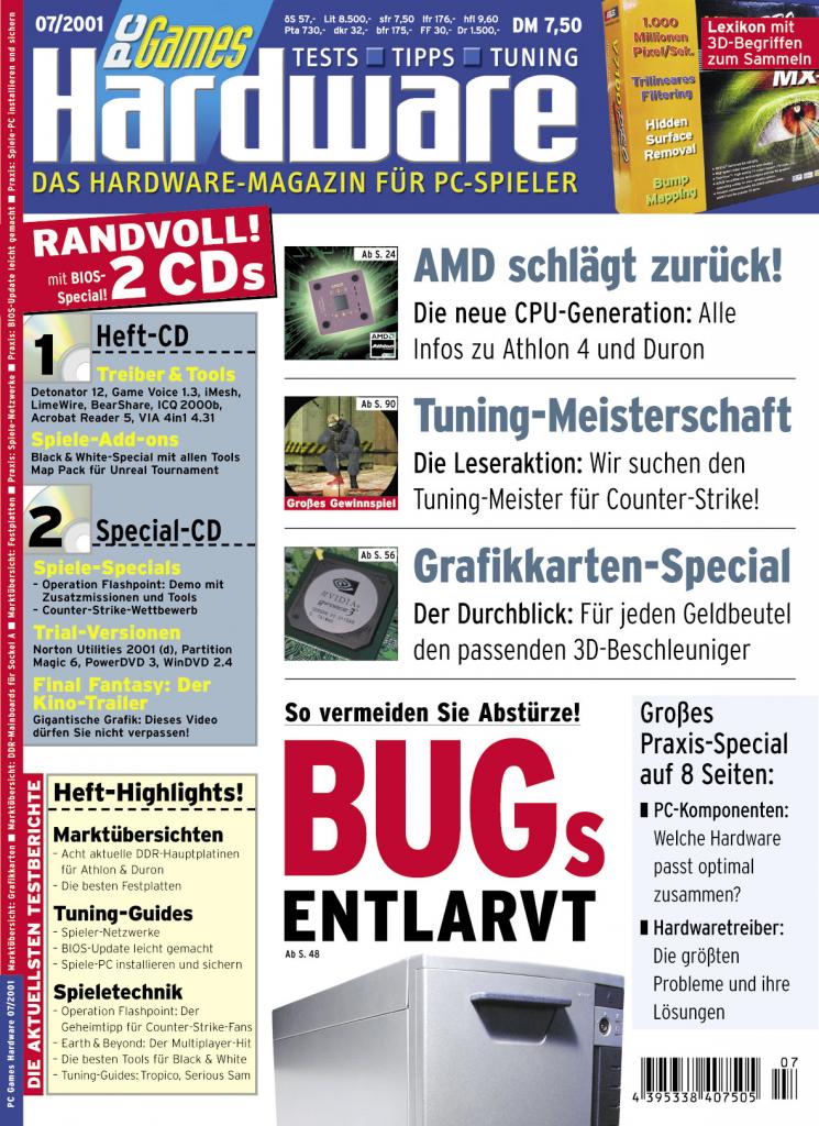 [27/07/2007] PCGH Ausgabe 07/2001