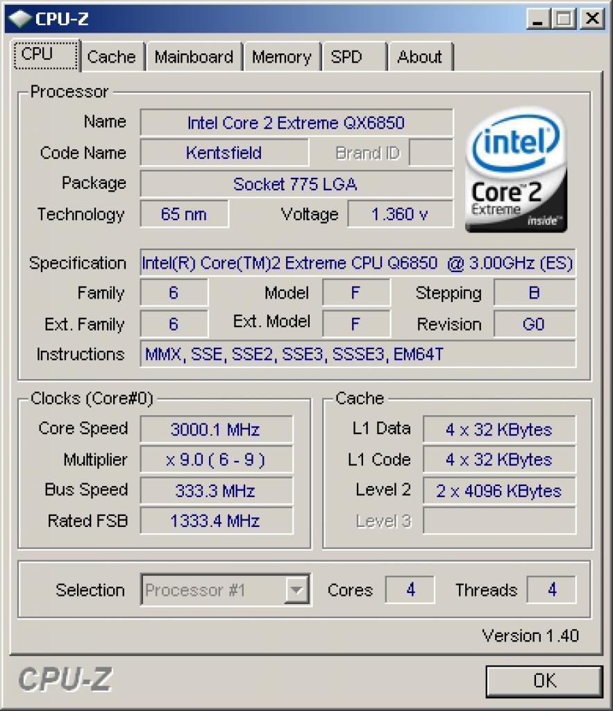 [13/07/2007] Der QX6850 im Detail (Quelle: PCGH)