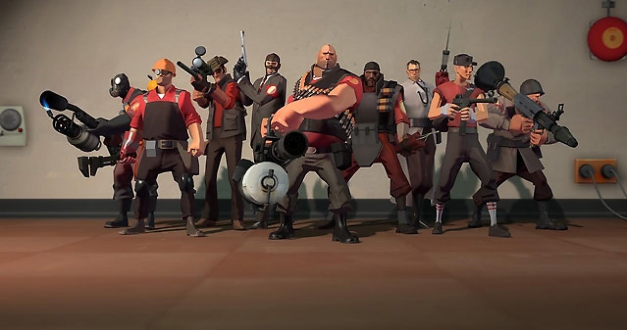 [09/07/2007] PLATZ 7: Team Fortress 2, 2007, Valve Software: Bunt und spaßig ist Team Fortress 2, das Valve in die Orange Box packt.