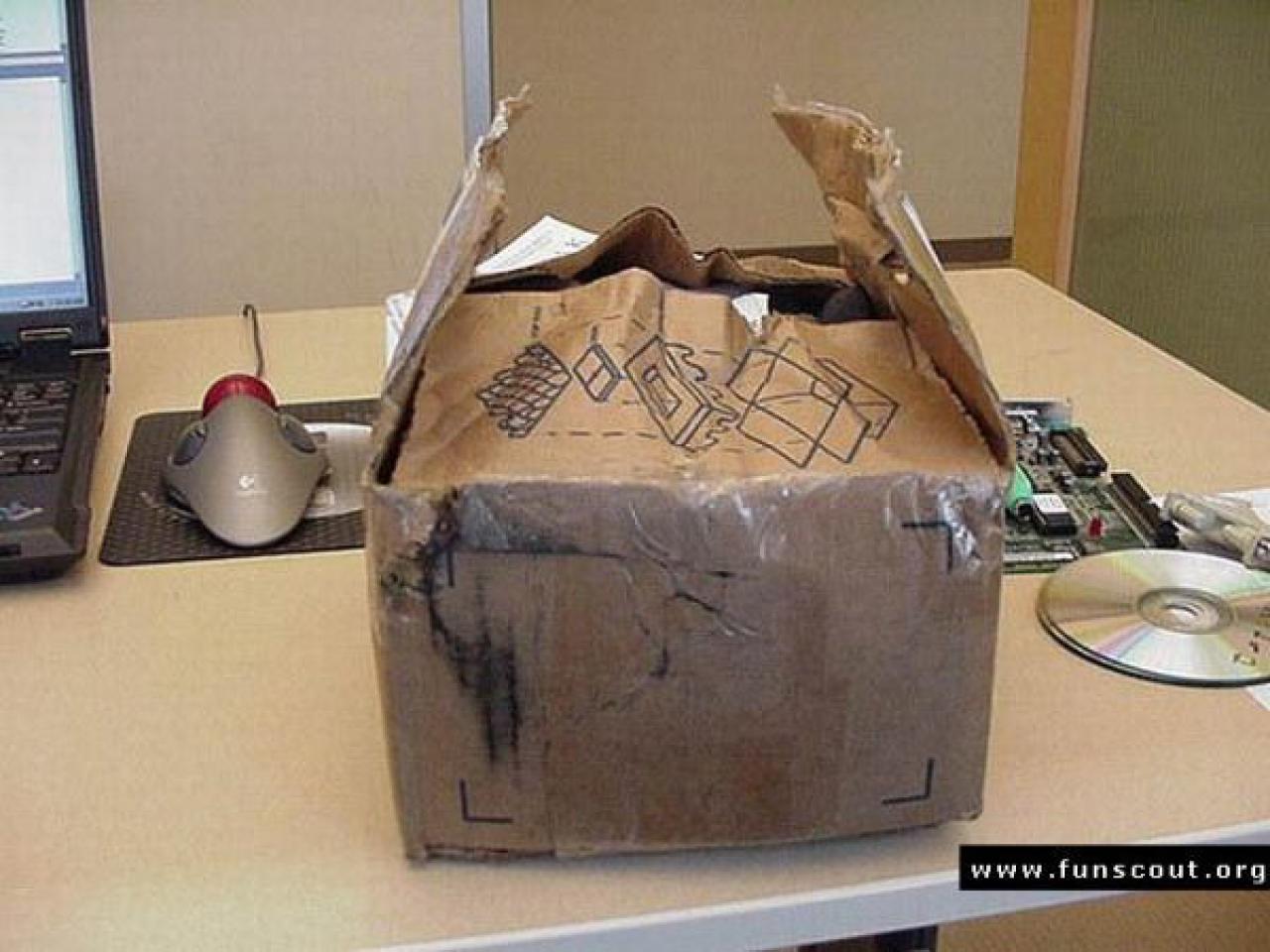 [16/07/2007] Das Grauen beginnt mit einer zerstörten Verpackung