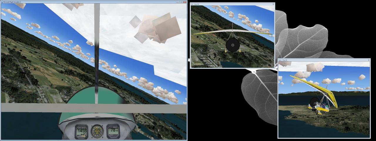 [16/07/2007] FSX-DX10 texture progress shot shown in a multi-mon scenario