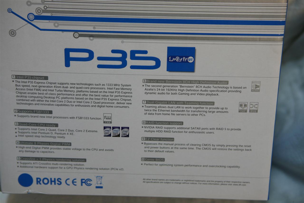 [08/08/2007] DFI Lanparty UT P35-T2R (Bild: Andre Yang, Xtremesystems)