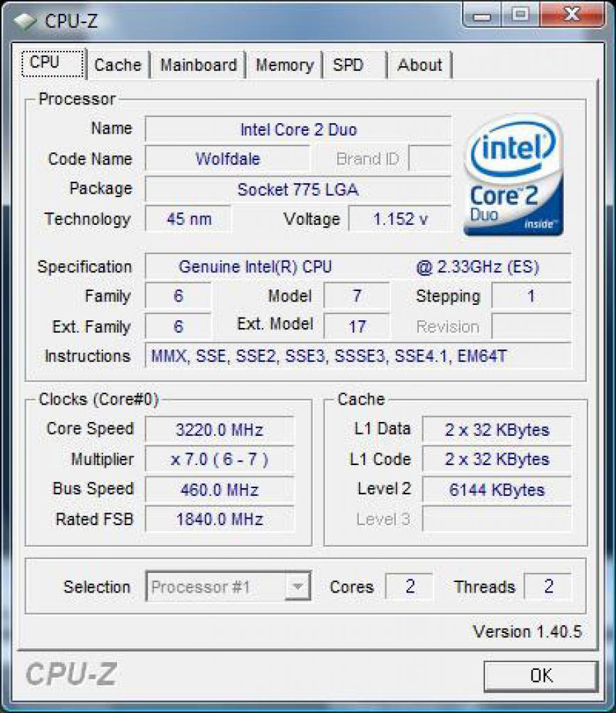 [22/08/2007] OC-Versuch 3 (Bild: Anandtech)