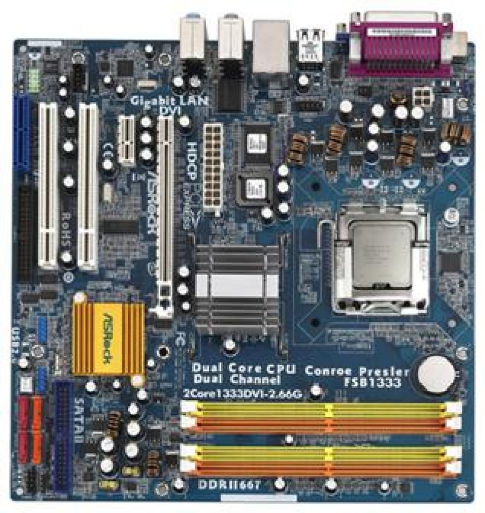 [17/08/2007] Asrock 2Core1333DVI-2.66G (Bild: Asrock)