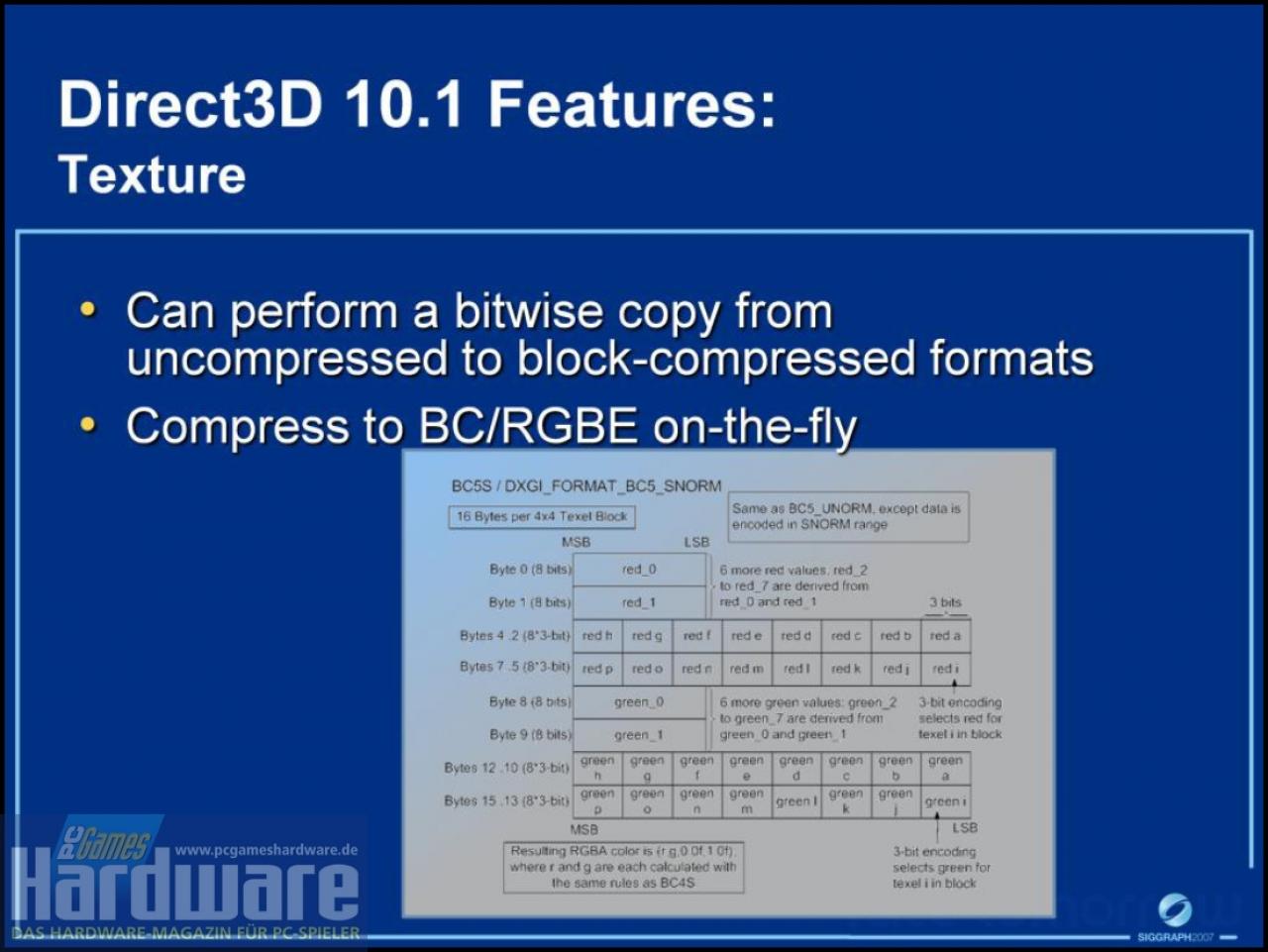 [09/08/2007] D3D10.1 Tech-Preview bei der Siggraph 2007 (Bild: PCGH)
