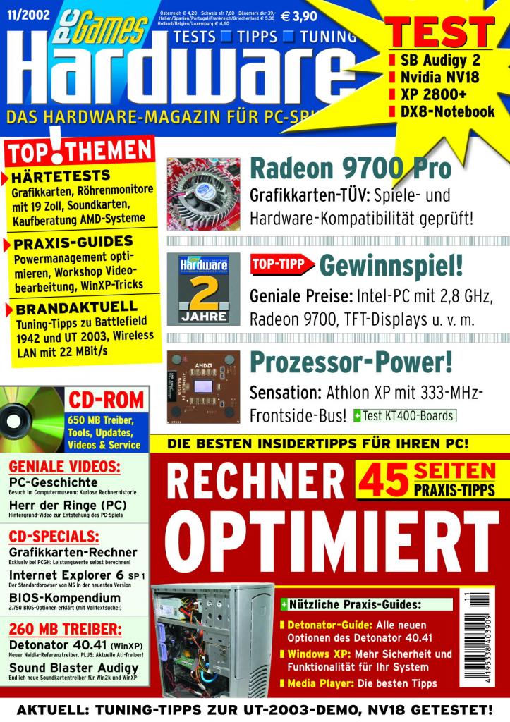 [05/08/2007] PCGH Ausgabe 11/2002