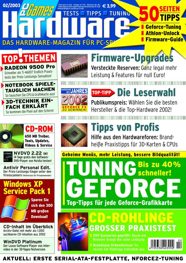 [10/08/2007] PCGH Ausgabe 02/2003