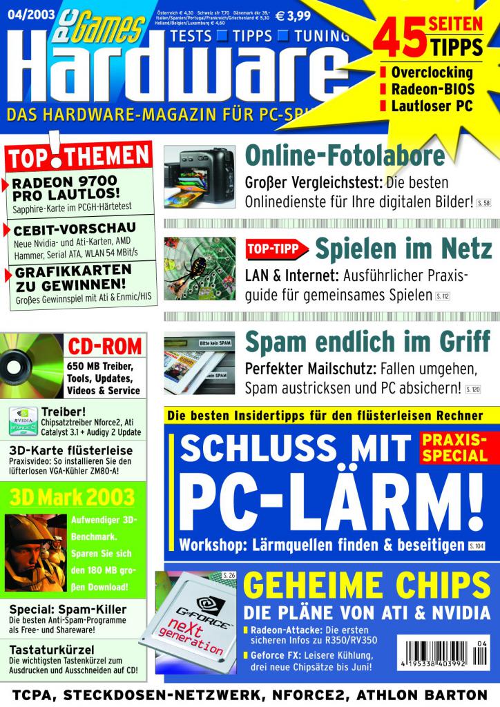[10/08/2007] PCGH Ausgabe 04/2003